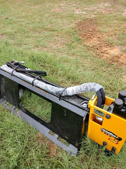 Montana Post Driver | T-Rex 350E Series | Width 18" & 28" inches | Oil Flow Range 5-20 GPM | For Skid Steers & Loaders
