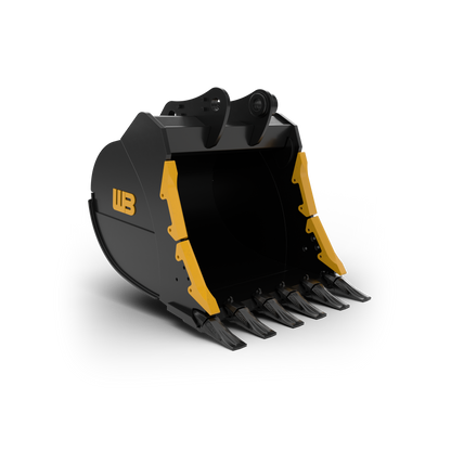 Werk-Brau Severe Duty Bucket | Heavy-Duty | Widths 18" To 48" | 12–120 Tons | For Excavators