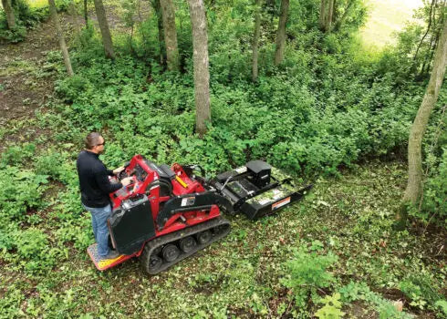 Erskine Mini Rotary Brush Mower | 44" & 52" Model | With Replacement Blade Kit | For Mini Skid Steer