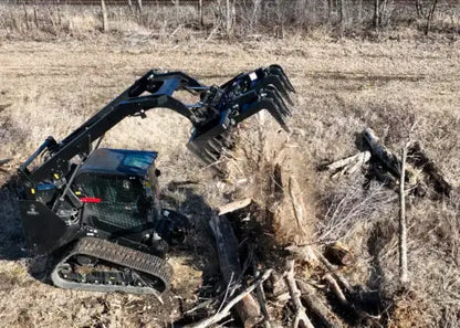 Erskine Industrial Root Grapple | RGX Model | Width 72" To 84" | 10–20 GPM | For Skid Steer