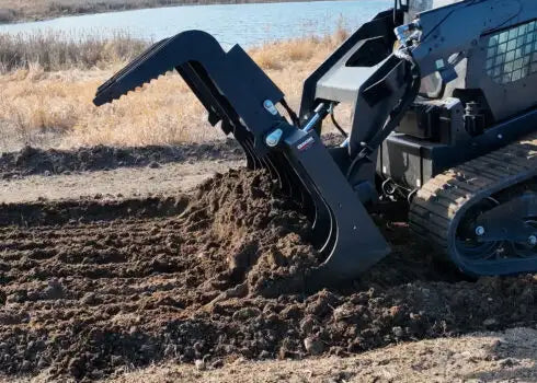 Erskine Industrial Root Grapple | RGX Model | Width 72" To 84" | 10–20 GPM | For Skid Steer