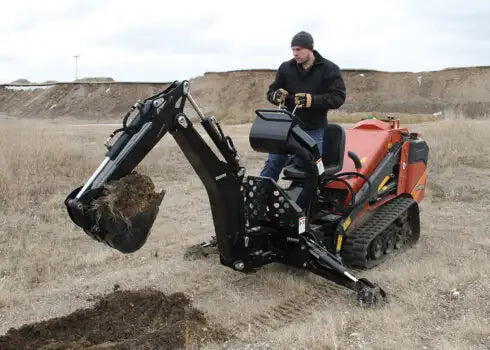 Erskine Mini Backhoe | BH-780 Model | Hydraulic System 2-7 GPM | For Mini Skid Steer