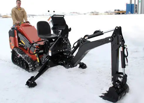 Erskine Mini Backhoe | BH-780 Model | Hydraulic System 2-7 GPM | For Mini Skid Steer