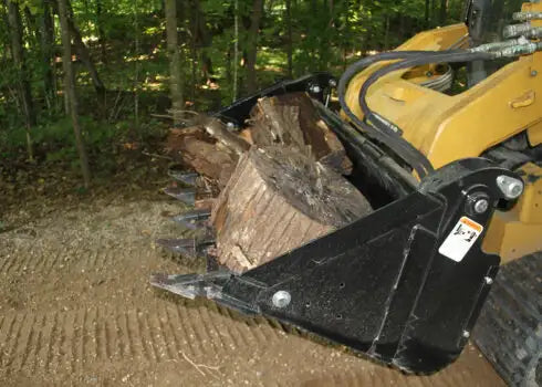 Erskine 4-in-1 Combination Bucket | 66", 72" & 80" Model | With Bolt-On Cutting Edge | For Skid Steer