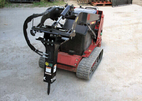 Erskine Mini Hydraulic Breaker | 8 kW & 12 kW Input Power | 4-9 GPM & 8-13 GPM Oil Flow Range | For Mini Skid Steer