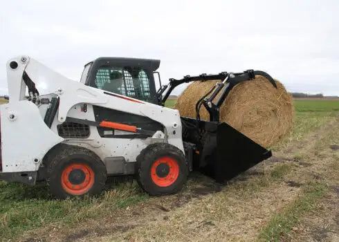 Erskine High Capacity Grapple Bucket | 72", 84" & 96" Model | With Bolt-On Cutting Edge | For Skid Steer