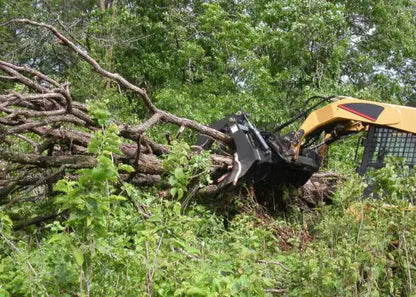 Erskine Industrial Log, Brush & Rock Grapple | 72" & 84" Model | With Flat Faced Couplers | For Skid Steer