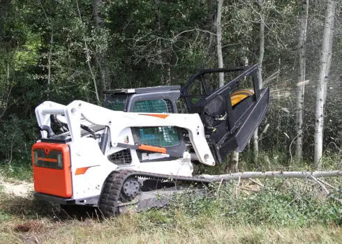 Erskine Forestry Mulching Mower | 2750 lbs Operating Weight | Fixed Displacement Piston | For Skid Steer