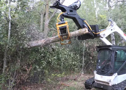 ProLine™ Tree GRAPPLE | Multi-Vector Clamping | Length 48" & 60" | Oil Flow Range 15-25 GPM | Hydraulic Attachment | For Skid Steer & Mini Loaders