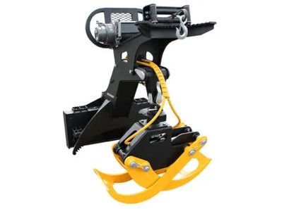 Erskine Multi-Purpose Grapple | 48" & 60" Model | Hydraulic Rotation | For Skid Steer