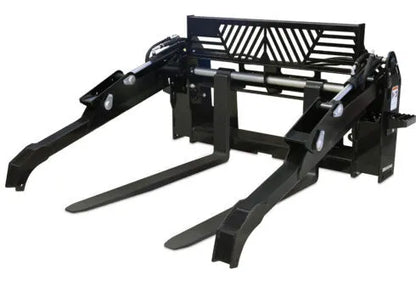 Erskine Pipe Grapple Forks | Frame Width 58" | Factory Installed Couplers | For Skid Steer