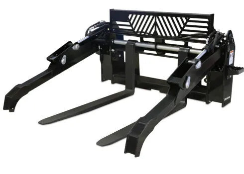 ERSKINE PIPE GRAPPLE FORKS | FRAME WIDTH 58" | FACTORY INSTALLED COUPLERS | FOR SKID STEER