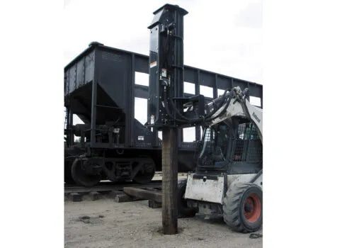 Erskine Post Driver | Hydraulic Tilt Adjustment | For Skid Steer