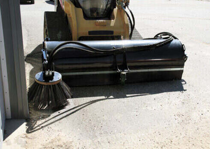 Erskine Pick Up Broom | 60", 72” & 84” Width | Factory Installed Couplers | For Skid Steer