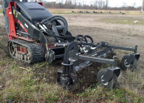 Erskine Mini Soil Conditioner | 48” & 60” Working Width | 9-15 GPM Rated Flow | For Mini Skid Steer