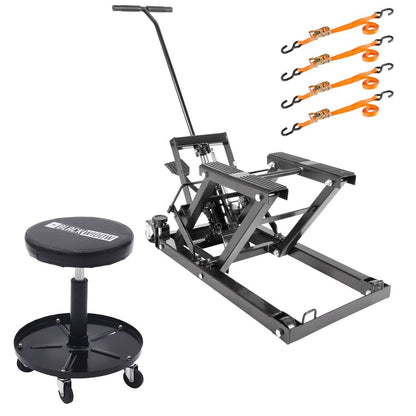 Black Widow Essential ATV Shop Kit | Model EATVSK | Lift Height Range 16" | 1,500 lb Capacity | Horsepower 4 To 90+ HP | For ATV & UTV Garage Maintenance