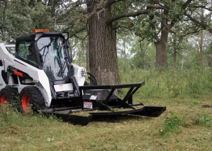 Erskine Heavy Duty Direct-Drive Brush Mower | 72" Cutting Width | Direct Drive Motor | For Skid Steer