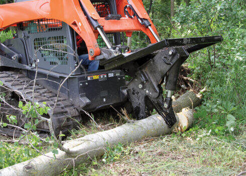 Erskine Tree Shears | 45.20” Width | With Flat Faced Couplers | For Skid Steer