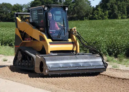 Erskine Vibratory Packer | 72" Smooth & Padded Foot Model | With Case Drain Couplers | For Skid Steer