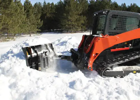 Erskine V-Plow | Blade Width 84", 96" & 108" | With Factory Installed Couplers | For Skid Steer