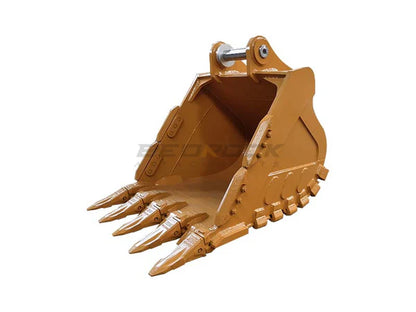 Bedrock Attachments Rock Heavy-Duty Excavator Bucket | Width 54-Inch | Capacity 1.6 CU M | Machine Size 30-40 Tons | For Excavators CAT 330