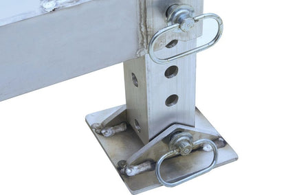 Heavy Duty Ramps Adjustable Wheel Riser | Model S-40-18-090-RISER | Size 90" L x 18" W | Horsepower 23 HP | For Single Wheel Trailers & Loading Docks