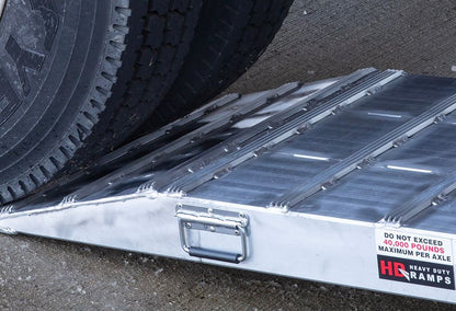 Heavy Duty Ramps Adjustable Wheel Riser | Model S-40-27-066-RISER | Size 66" L x 27" W | 40,000 lb Capacity | Horsepower 23 HP | For Dual-Wheel Trailers & Loading Docks