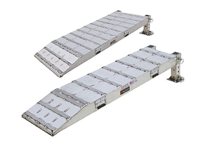 Heavy Duty Ramps Adjustable Wheel Riser | Model S-40-18-090-RISER | Size 90" L x 18" W | Horsepower 23 HP | For Single Wheel Trailers & Loading Docks