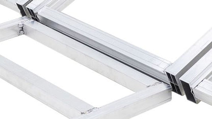 Black Widow Black Ice Folding Snowmobile & ATV Ramp | Model SNO-ATV-9454-EXT-S | Width 54" | 1,500 lb. Capacity | With Extension & Stud Protectors | For Truck Bed Loading & Powersports Transport