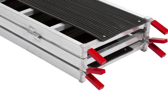 Black Widow Black Ice Folding Snowmobile & ATV Ramp | Model SNO-ATV-9454 | Size 7'10" x 54" | 1,500 lb Capacity | For Snowmobiles, ATVs & UTV Loading