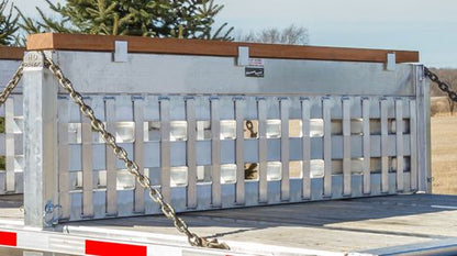Heavy Duty Ramps | 4 Bunk Load Leveler / 4 Ramp System | Model 20-16-192-02-02-MLL-4 | 8' L x 16" W | 20,000 lb. Capacity | Horsepower 23 HP | For 102" Step Deck Trailers with 16" Drop