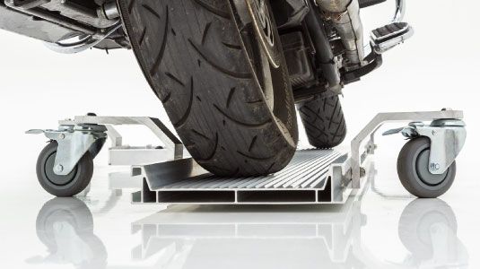 Black Widow Professional Motorcycle Shop Kit | Model BW-SK-P | Lift Table 105.5" x 24" | Capacity 1,500 lb | For Street, Touring & Cruiser Motorcycles