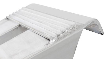 Heavy Duty Ramps Aluminum Car Trailer Ramps | Model 05-18-096-04-S | Size 8' L x 18" W | Capacity 5,000 lb. Per Axle | Horsepower 23 HP | For Car Haulers, Truck & Trailers