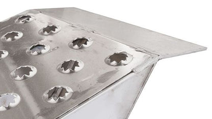 Heavy Duty Ramps EZ Traction Aluminum Car Trailer Ramps | Model 05-16-120-06-P | Size 10' L x 16" W | Capacity 5,000 lb. Per Axle | Horsepower 23 HP | For Car Haulers & Trailers