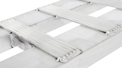 Heavy Duty Ramps Aluminum Car Trailer Ramps | Model 05-16-120-06 | Size 10' L x 16" W | Capacity 5,000 lb. Per Axle Capacity | Horsepower 23 HP | For Car Haulers & Trailers