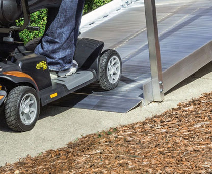 Silver Spring Clearway L-Shaped Modular Ramp | Model SSS22L44TT | 36" W x 22' L | 1,000 lb Capacity | For Wheelchair, Scooter & Mobility Access Ramp