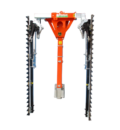 Rinieri Double Trimmer CRL ECO 2 I With Double Sickle Bar With Hoses to the Tractor | 59"-83" Cutting Width for Tractor