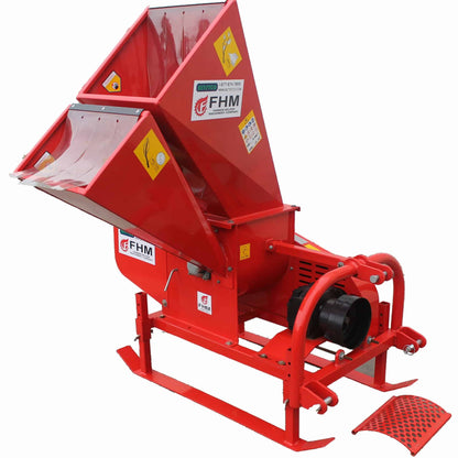 Farmer Helper FH-ECO19 Shredder and Wood Chipper | 3”x5" Chipper Capacity | 15-50HP PTO for Tractor