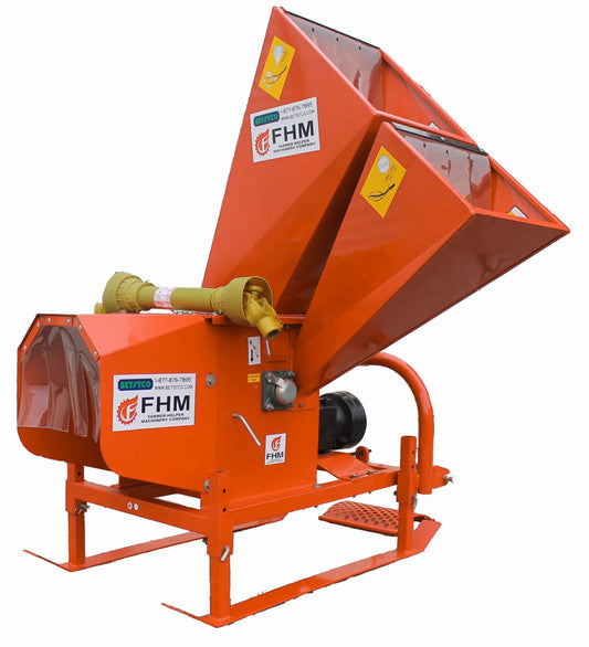 Farmer Helper Shredder & Wood Chipper | Model XFH-ECO19 | 3" Chipping Capacity | 15 HP | For Tractors