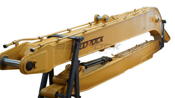 Bedrock Attachments Long Reach Arm and Boom | Reach 59' Ft | Machine Size 30-35 Tons | For Excavators John Deere 350