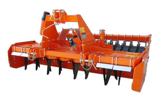 Rinieri ER Power Harrow | Cage and Packer Roller Options for Soil Preparation | 39"-89" Working Width for Tractor