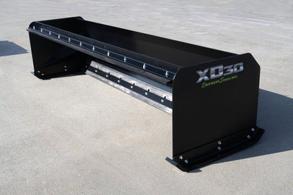 Express Steel | Snow Pusher | Model XD30 Pullback | SKU ES9XD30PB10YEL | Width 125" | Hydraulic Flow 18 To 25 GPM | For Tractors & Skid Steers