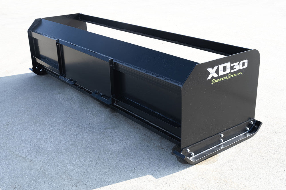 Express Steel | Snow Pusher | Model XD30 Pullback | SKU ES9XD30PB10YEL | Width 125" | Hydraulic Flow 18 To 25 GPM | For Tractors & Skid Steers