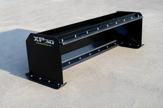 Express Steel | Snow Pusher | Model 8′ XP30 Pullback | SKU ES930PB08 | Width 101" | Hydraulic Flow 15 To 25 GPM | Horsepower 40+ HP | For Skid Steers & Tractors