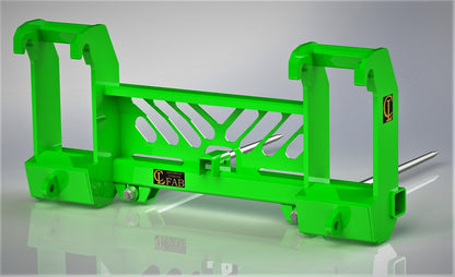 CL Fabrication Bale Spears 3-Point Hitch | Width 60"-102" inches | Horsepower 50-100+ HP | For Loader
