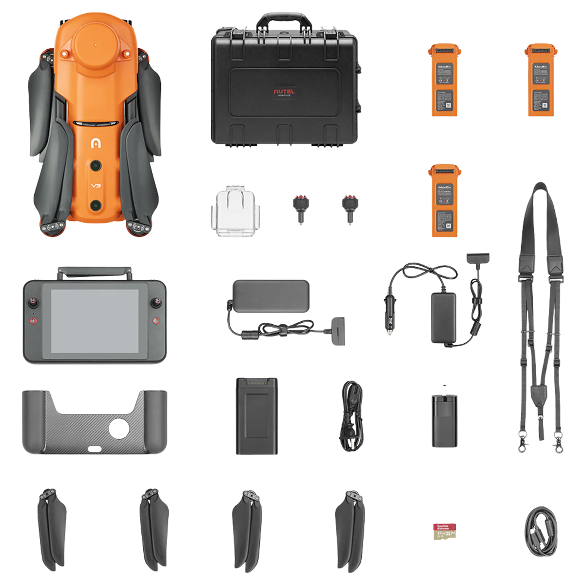 Autel Robotics Evo II Dual 640T RTK Rugged Bundle V3 | Thermal Camera 640×512 Resolution | Flight Time 38 Min