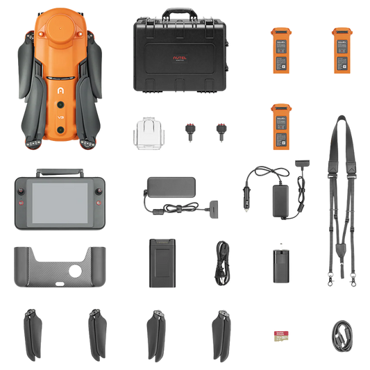 Autel Robotics Evo II Dual 640T RTK Rugged Bundle V3 | Thermal Camera 640×512 Resolution | Flight Time 38 Min