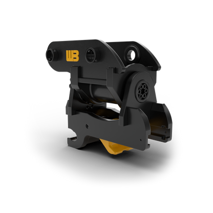 Werk-Brau D-Lock Hydraulic Tilt Coupler | Hydraulic | Up to 120° Tilt | 1–35 Tons | For Excavators