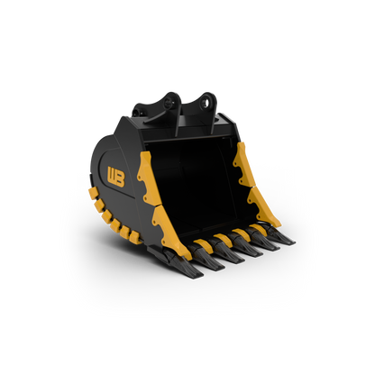 Werk-Brau Extreme Duty Bucket | Heavy-Duty | Demolition & Rock Excavation | 3–9 Tons | For Excavator