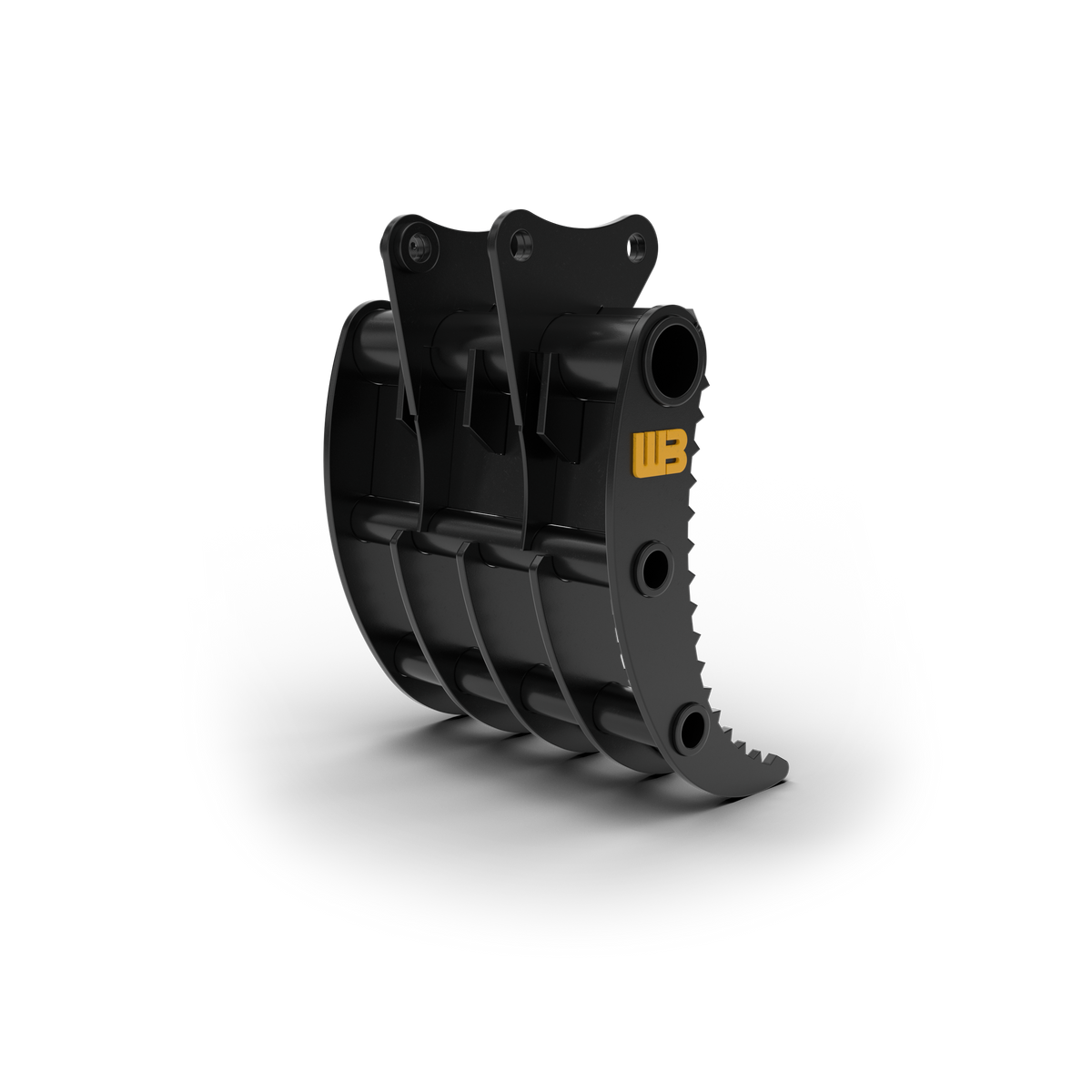 Werk-Brau Grading Rake | Grading/Grapple | 36"–72" Width | 12–50 Tons | For Excavators